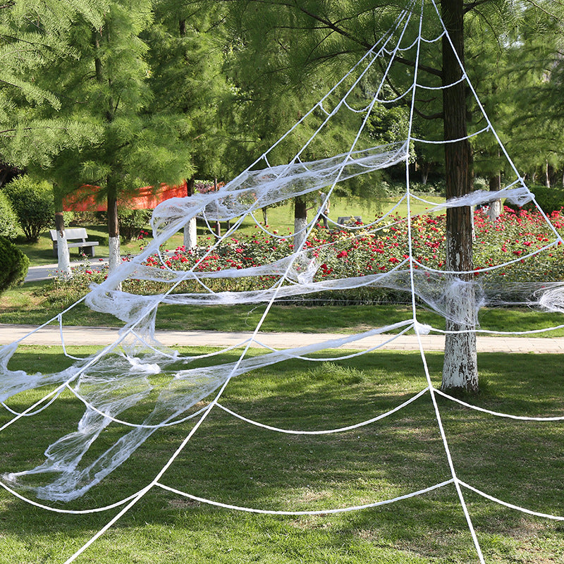 Triangular Spider Web Holiday Atmosphere Decoration