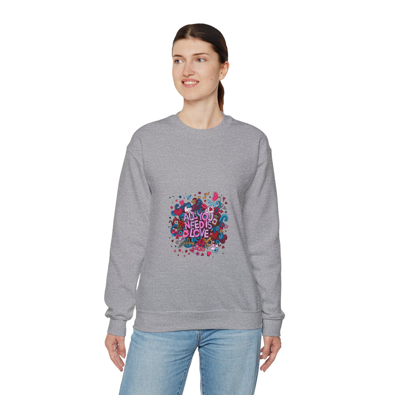 All You Need Is Love - Unisex Heavy Blend™ Crewneck Sweatshirt