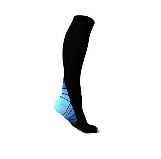 Calcetines de compresión profesionales Unisex para hombre, transpirables, para actividades de viaje, aptos para enfermeras, espinilleras, calcetines deportivos de viaje para vuelo 