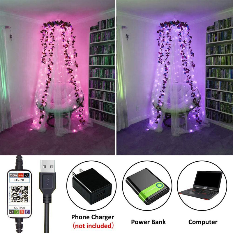 Nueva luz de decoración de árbol de Navidad con Bluetooth