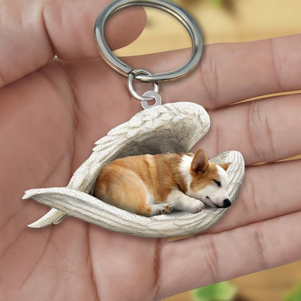 Creative Fashion Cute Dog-shaped Acrylic Keychain