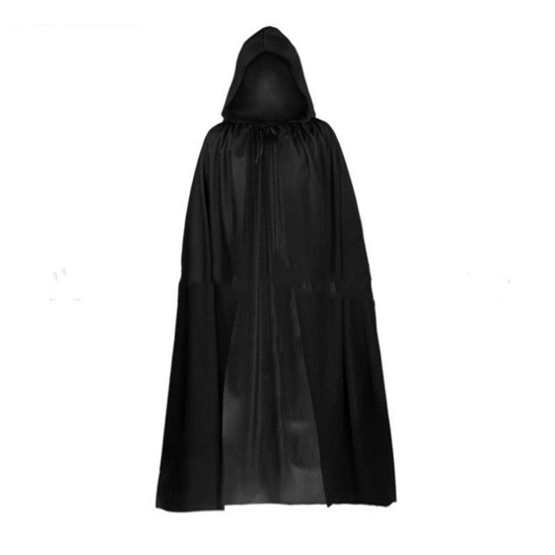 Halloween Costume Witch Spider Pendant Witch Hat Black Cloak Nose Eyes Suit