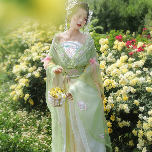 Summer Wind Elegant Fairy Style Women's Ancient Costume