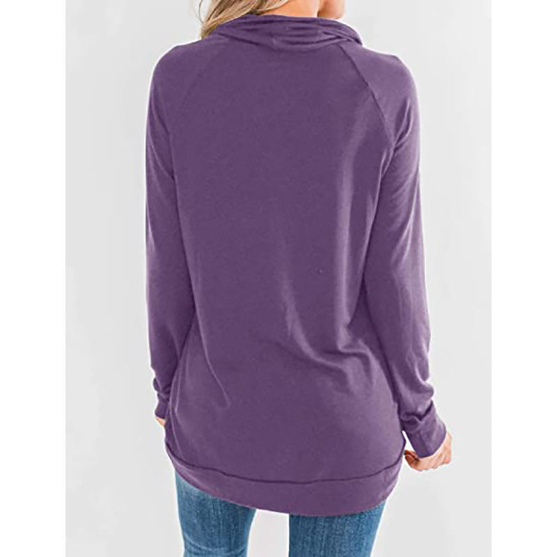 Women's Long Sleeve Jacket Slim Sweatshirt