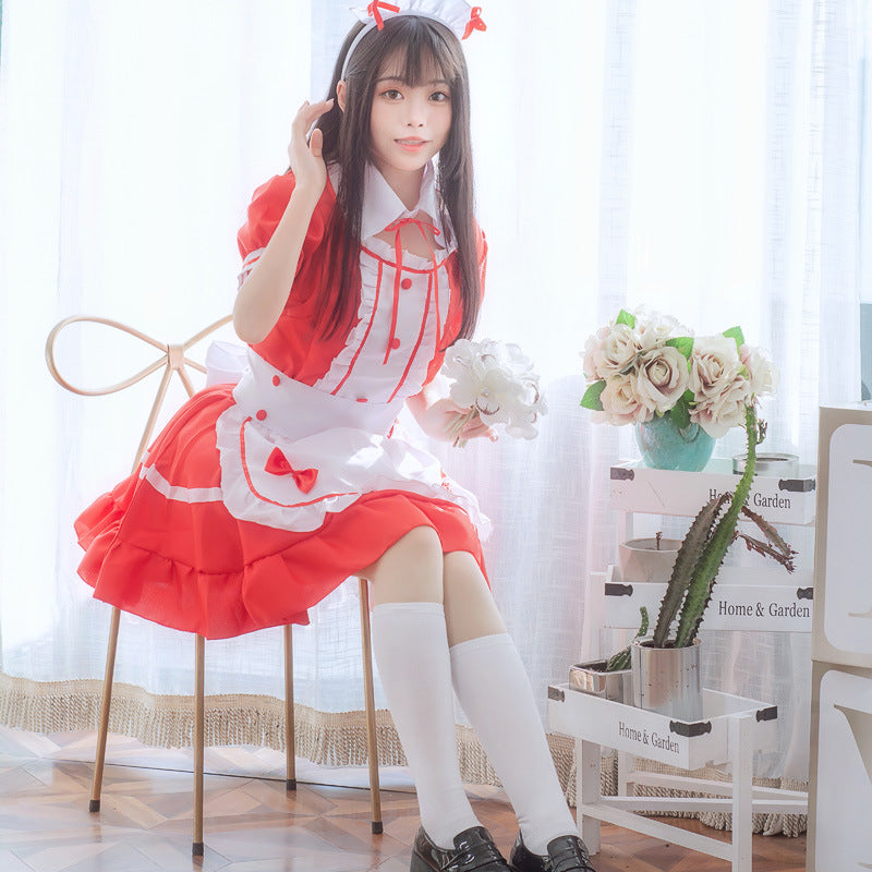 Maid anime costume halloween costume