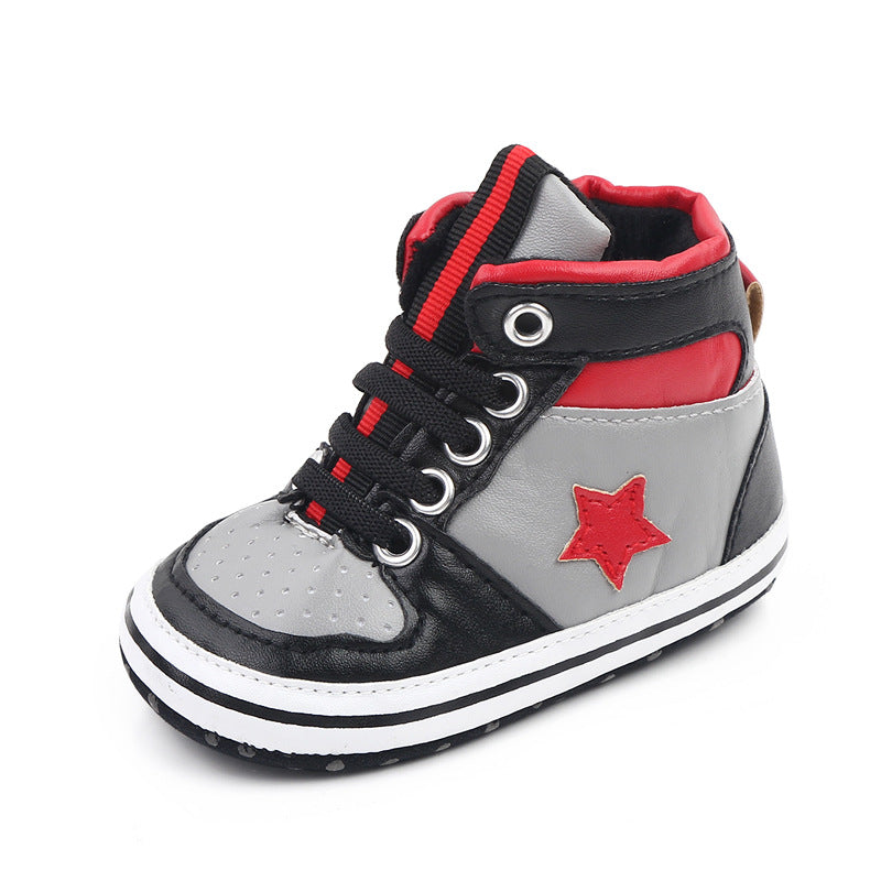 Baby High-top Casual Toddler Shoes For 0-1 Years Old