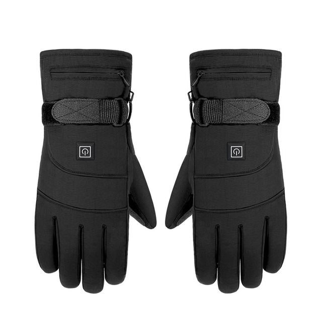 Guantes de pantalla táctil calentados para motocicleta eléctrica de invierno