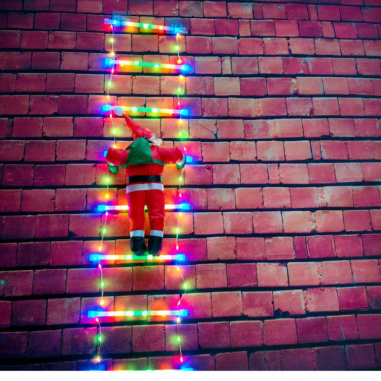 Escalera Luz Navidad Led Navidad Vacaciones Hogar