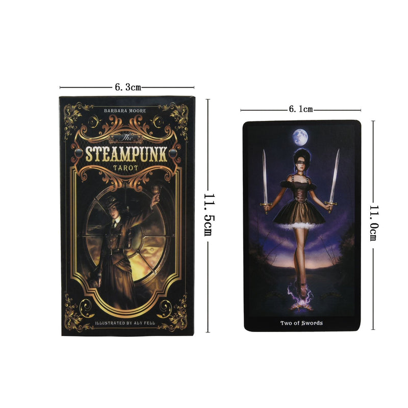 Carta de juego de Tarot Steampunk