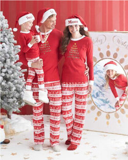 Fashionable Simple Printed Christmas Parent-child Wear