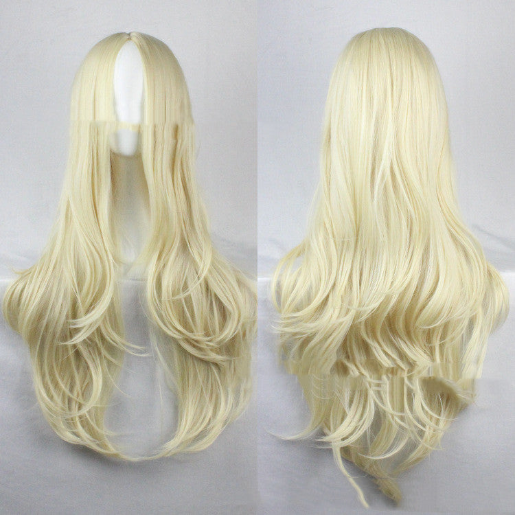 Color Wig Hand-rolled Multicolor Cosplay Center Point