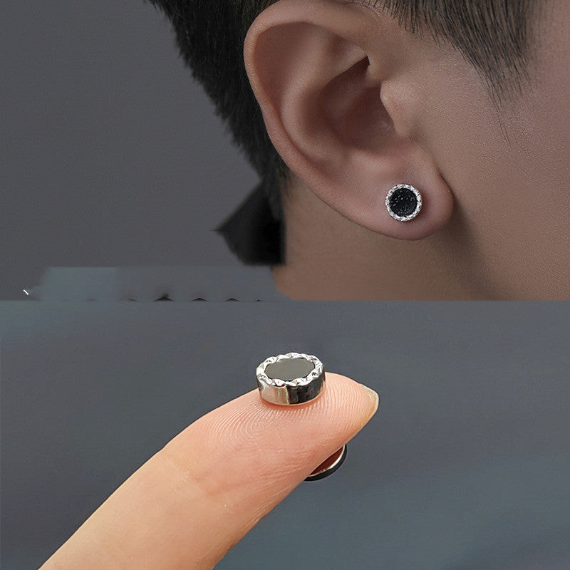 Non-pierced Magnetic Ear Clip Men's Fashion Personality