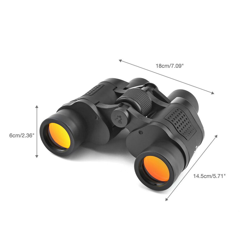 Binoculares de alta potencia 60x60 con coordenadas telescopio portátil visión nocturna de poca luz para Deportes de caza viajes turismo