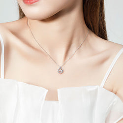 Women's Fashion Simple Smart Ring Pendant Necklace