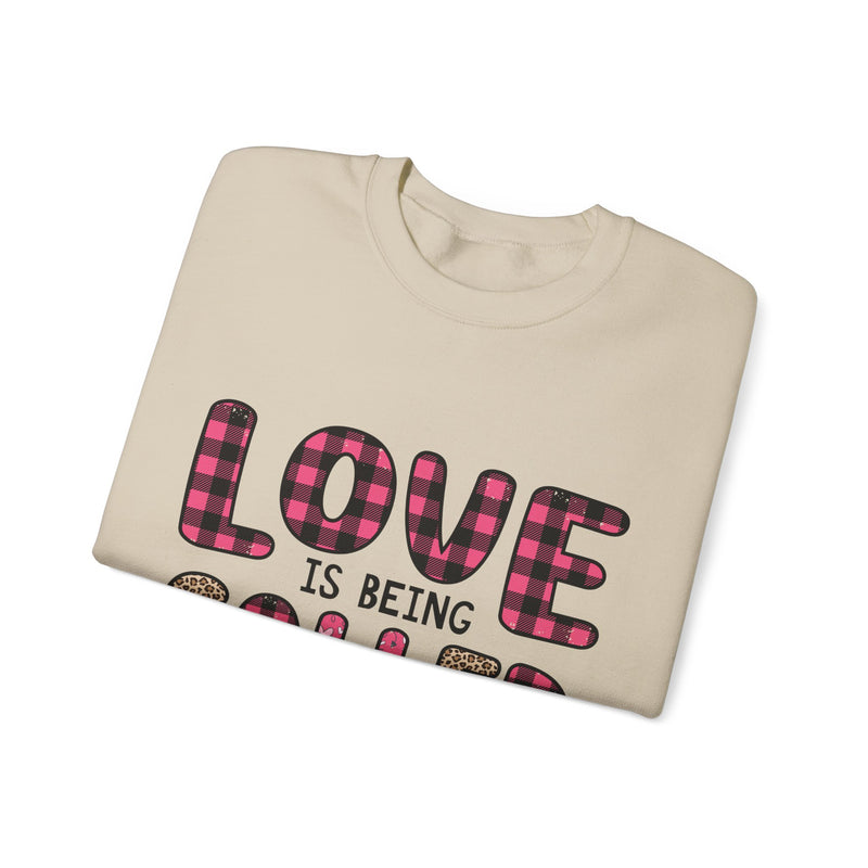 Love Is Being Called Mama - Unisex Heavy Blend™ Crewneck Sweatshirt