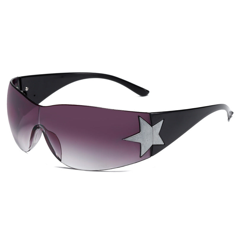 Women's Fashion Five-pointed Star Rimless Sunglasses