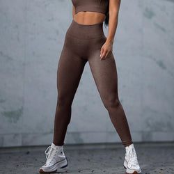 Leggings deportivos de fitness para mujer sin costuras