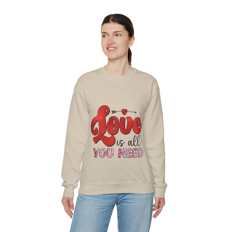 Love Is All You Need - Unisex Heavy Blend™ Crewneck Sweatshirt