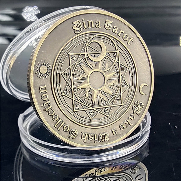 Euramerican Tarot Bronze Commemorative Coin