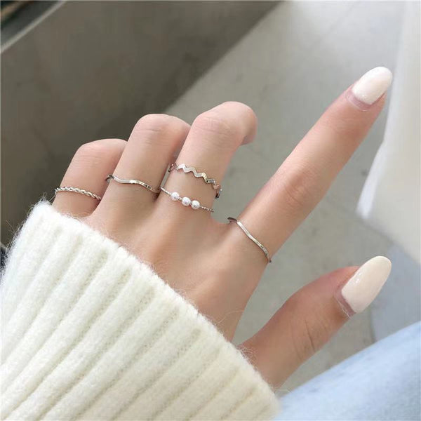 Personality Simple Pure Desire Gold Ring