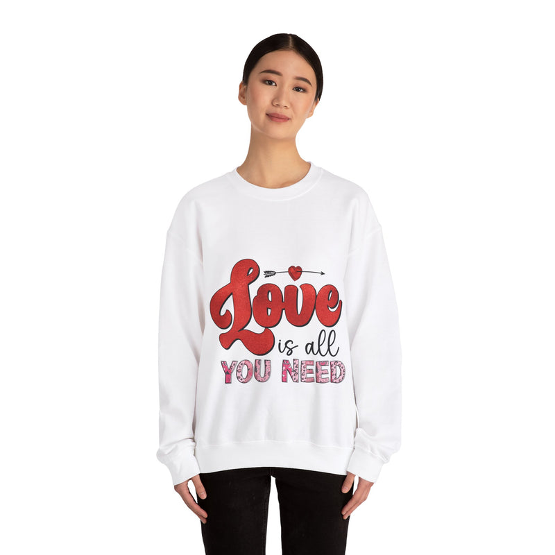 Love Is All You Need - Unisex Heavy Blend™ Crewneck Sweatshirt