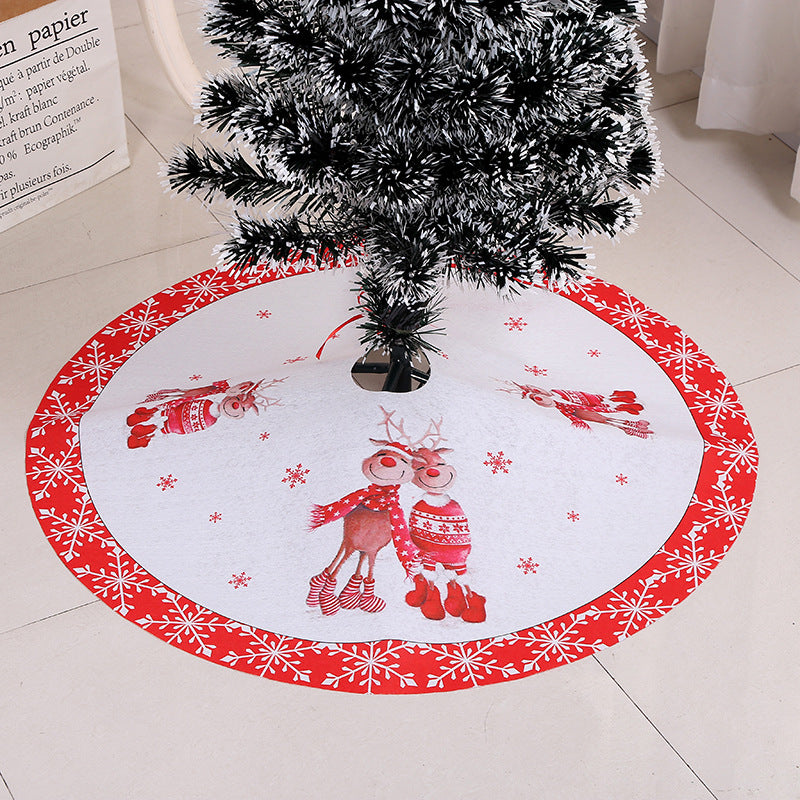 Falda de árbol de Navidad Decoraciones para árboles de Navidad Regalos de Navidad Escena navideña a juego