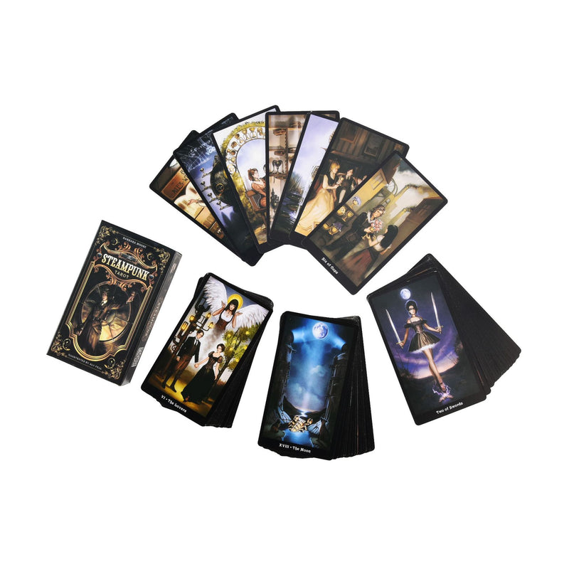 Carta de juego de Tarot Steampunk