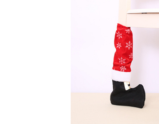 Christmas table foot cover Christmas chair foot cover