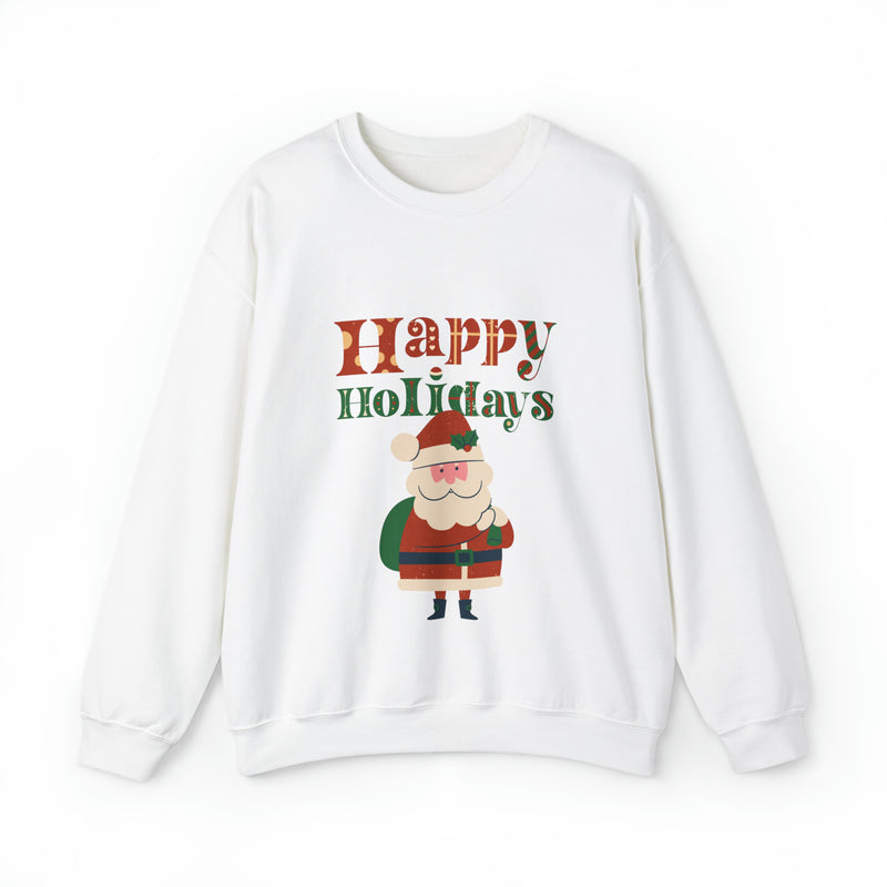 Sudadera unisex con cuello redondo Heavy Blend™ Feliz Navidad Papá Noel