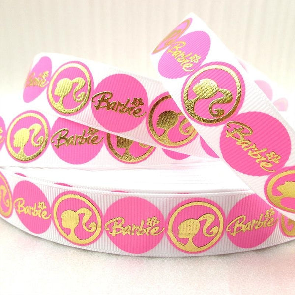 22mm Pink Barbie Clothing Accessories Ribbon