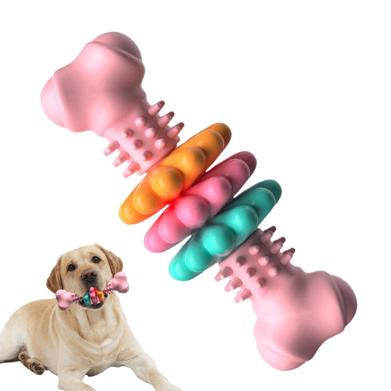 Juguete masticable para perros, tipo hueso para perros, juguetes de Limpieza de dientes, indestructible, TPR, hueso para masticar, resistente a mordeduras, juguetes para la dentición, productos para mascotas