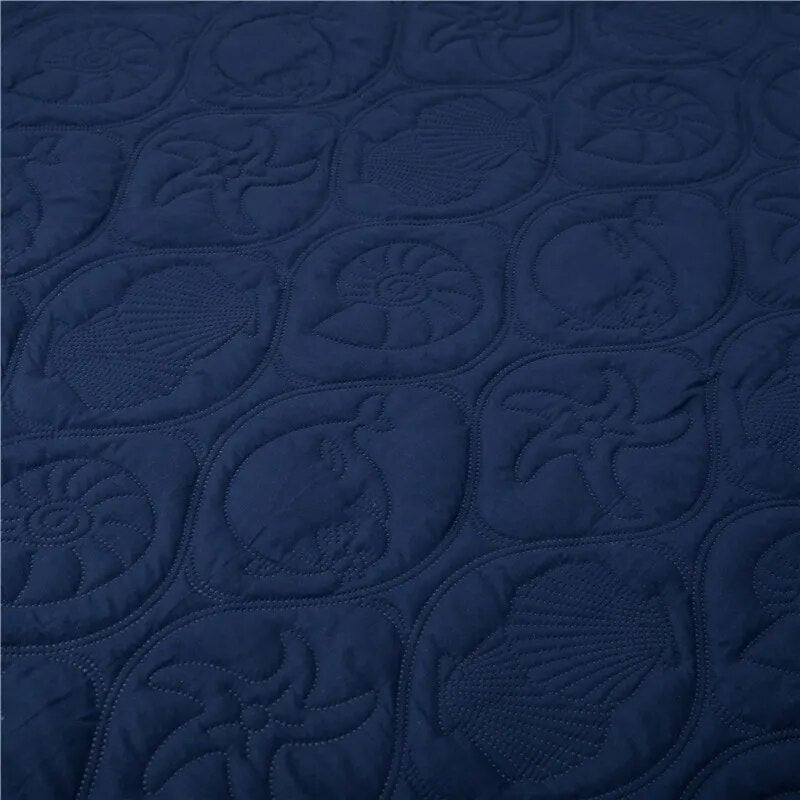 MECEROCK Solid Color Quilted Embossed Waterproof Mattress Protector Fitted Sheet Style Cover for Mattress Thick Soft Pad for Bed