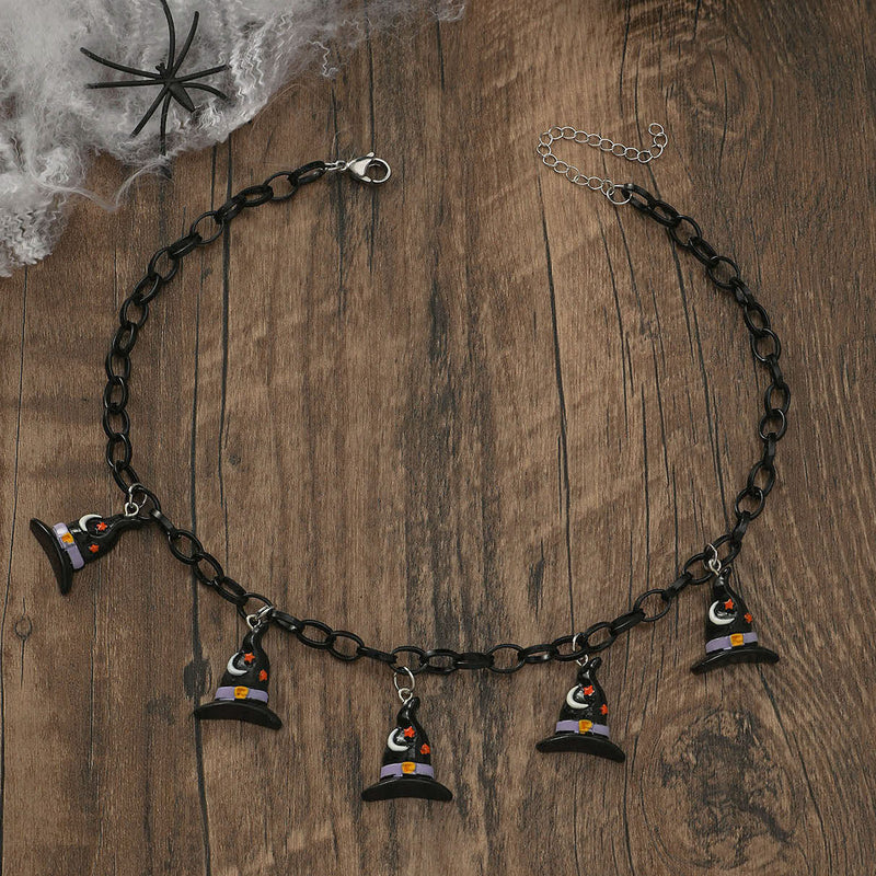 Collar de Halloween Cadena de clavícula Mujer