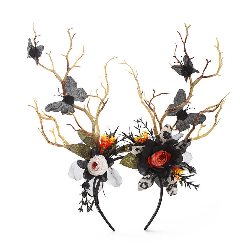 Halloween Bat Pumpkin Headband