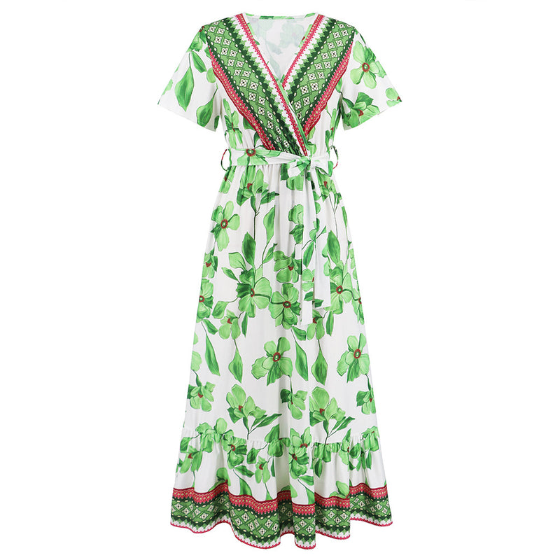 Women's Retro Exotic Printed Dress