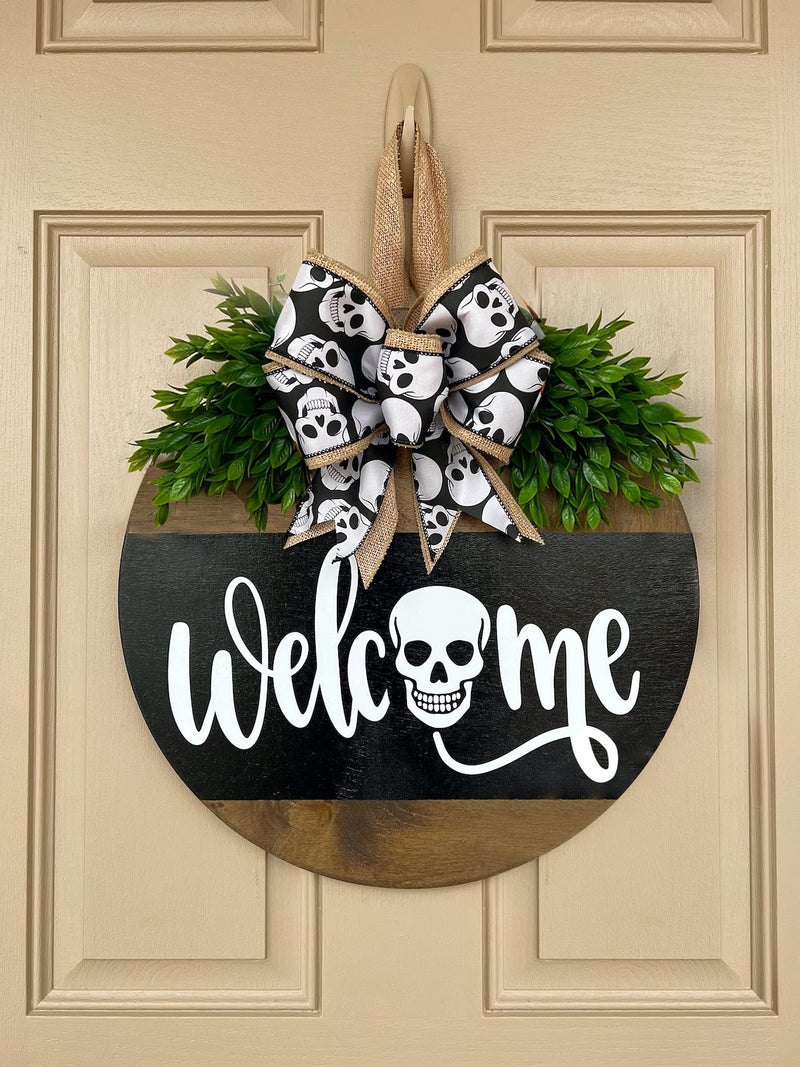 Halloween White Ghost BOO Doorplate