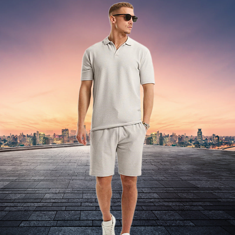 Traje deportivo de moda de talla grande para hombre