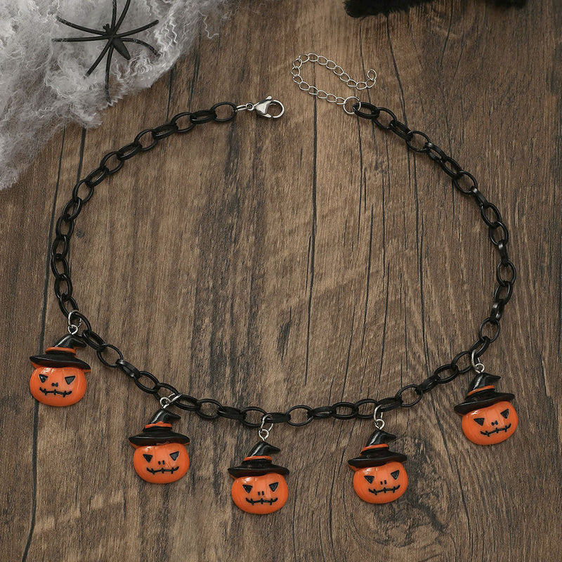 Collar de Halloween Cadena de clavícula Mujer