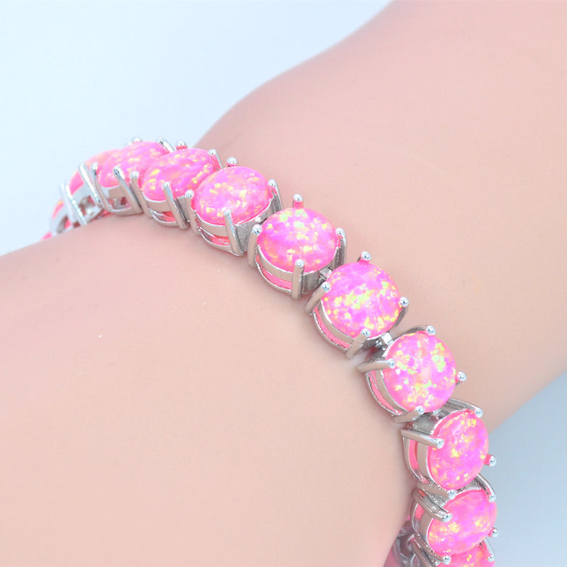 8mm Rhinestone Bracelet Fashion Round Drop Shape Bracelet