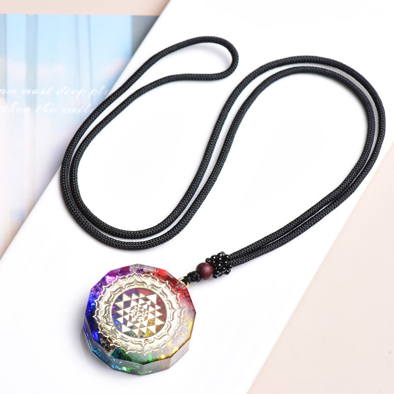 Men's And Women's Fashion Simple Geometric Pendant Necklace