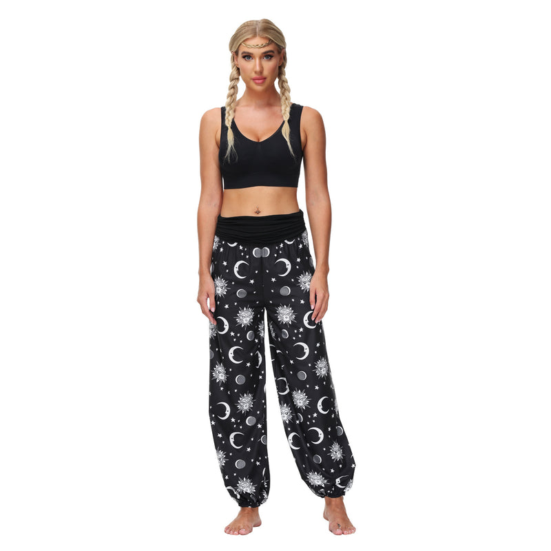 Totem Digital Floral Print Casual Jumpsuit