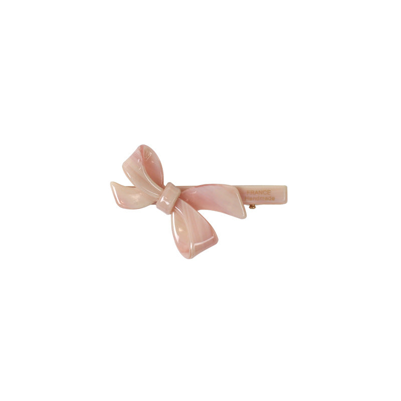 Acetate Long Bow Barrettes Girl