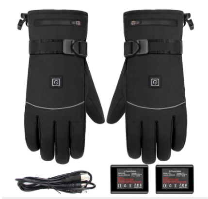 Guantes de pantalla táctil calentados para motocicleta eléctrica de invierno