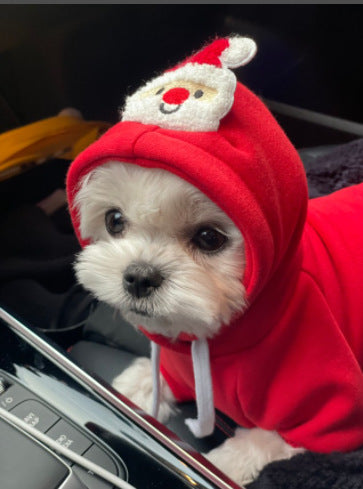 Ropa deportiva para mascotas, moda para el día de Navidad