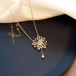 New Fashion Trending Cold Style Personalized Bow Sweet Geometry Necklace