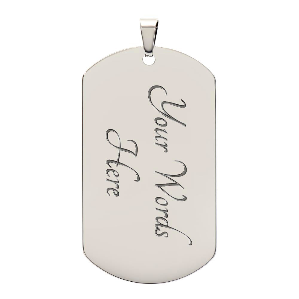 Dog Tag - Serenity Prayer