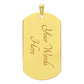 Dog Tag - Serenity Prayer