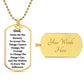 Dog Tag - Serenity Prayer