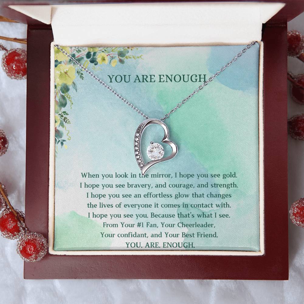 Forever Love Necklace - You Are Enough 29 (#14 RW!)