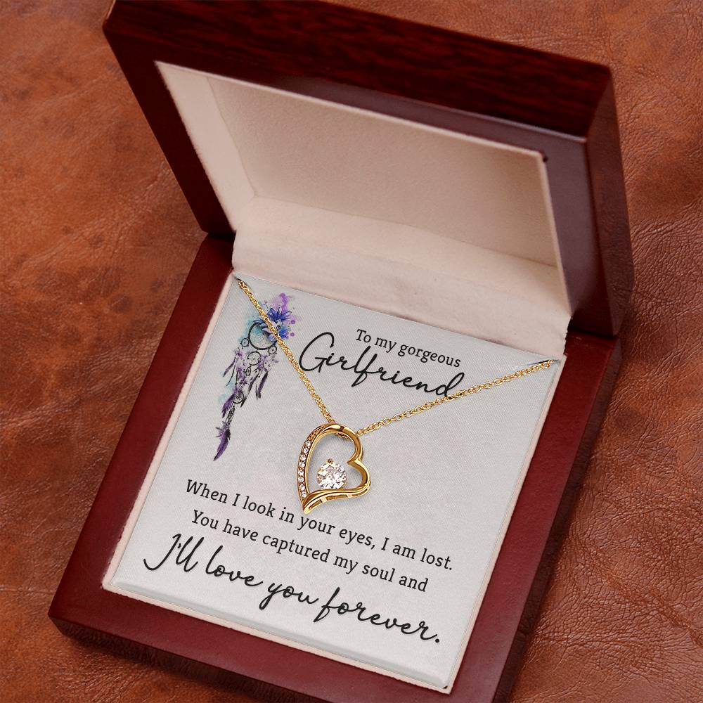 Forever Love Necklace - When I Look in Your Eyes Girlfriend